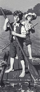 Huckleberry Finn en Tom Sawyer