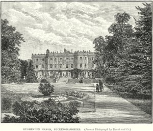 Hughenden Manor, Buckinghamshire (gravure) door English School