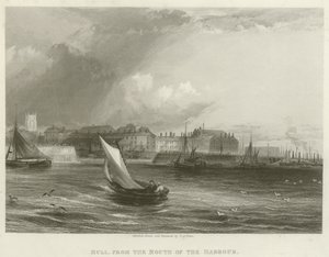Hull, vanaf de monding van de haven door English School
