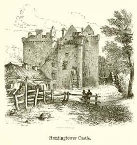 Huntingtower Kasteel door English School