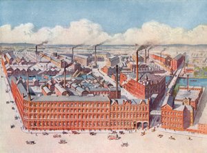 Huntley & Palmers Biscuitfabriek, Reading, Engeland door English School