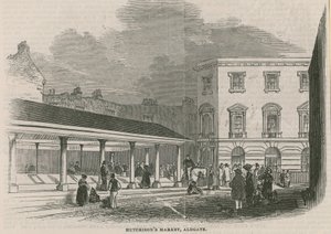 Hutchinsons Market, Aldgate, Londen door English School