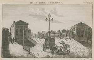 Hyde Park Tolweg, Hyde Park Corner, Londen door English School