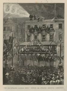 Kantoren van de Illustrated London News op de Strand door English School