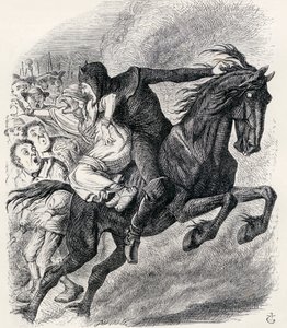 Illustratie naar J. Tenniel voor het gedicht 