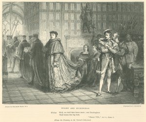 Illustratie voor Koning Hendrik VIII door English School