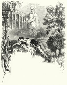 Illustratie voor Mozarts opera Don Giovanni (gravure)