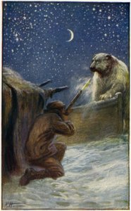Illustratie voor Peter de Walvisvaarder door William H G Kingston