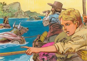 Illustratie voor Swiss Family Robinson door English School