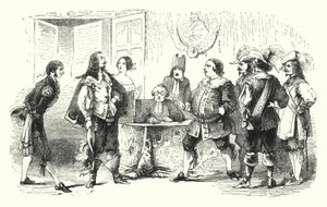 Illustratie voor De barbier van Sevilla door Rossini (gravure) door English School