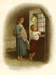 Illustratie voor De Komst van de Kerstman door English School