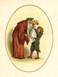 Illustratie voor De Komst van de Kerstman