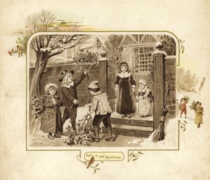 Illustratie voor De Komst van de Kerstman door English School