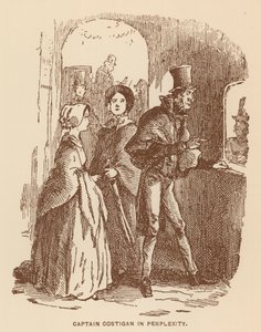 Illustratie voor The History of Pendennis door Thackeray door English School