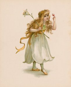 Illustratie voor De Taal van Bloemen door English School