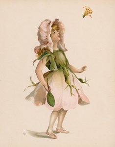 Illustratie voor De Taal van Bloemen door English School