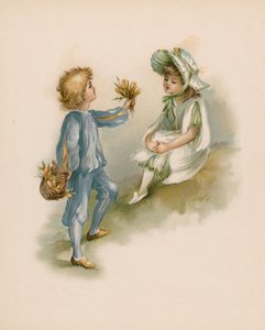 Illustratie voor De Taal van Bloemen door English School