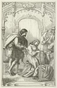 Illustratie voor De Pelgrimsreis van John Bunyan door English School