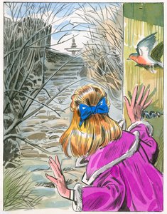 Illustratie voor De Geheime Tuin door English School