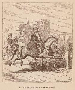 Illustratie voor Vanity Fair door Thackeray door English School