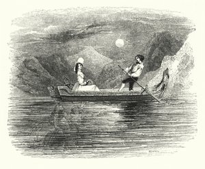 Illustratie voor het Ballet, Ondine of De Naiad (gravure) door English School