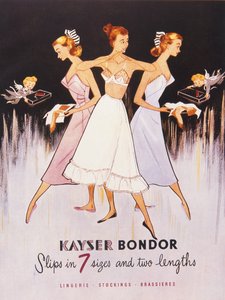 Illustratie uit de Kayser Bondor Catalogus, c.1955 door English School