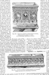 Illustraties van een lavoir, 1887 door English School