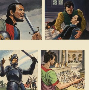 Afbeeldingen uit Shakespeare door English School