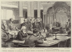 "Imperial Federation" in Australië, de recente bijeenkomst in Melbourne van vertegenwoordigers van de verschillende koloniën