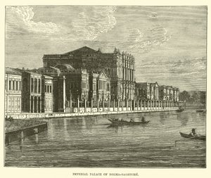 Keizerlijk paleis van Dolma-Baghtche door English School