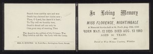 Ter nagedachtenis aan Florence Nightingale door English School