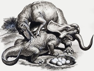 In de dagen van de dinosauriërs: Ontdekking in de woestijn door English School