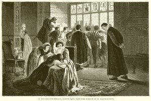 In de Engelse Ambassade, 25 augustus 1572 (de dag na Sint-Bartholomeüs) door English School