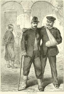 In het ziekenhuis, november 1870 door English School