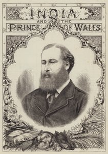 India en de prins van Wales door English School