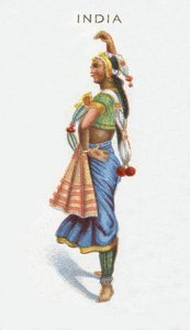 India, sigarettenkaart, 1915