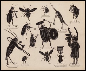 Insecten die muziekinstrumenten bespelen