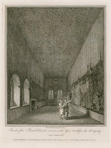 Binnenkant van de Beschilderde Kamer door English School