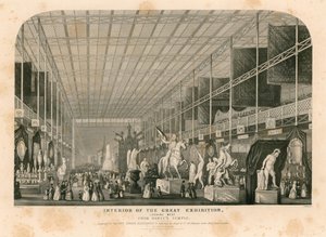 Interieur Kijkend naar het Westen vanaf Dantes Tempel, Grote Tentoonstelling, 1851