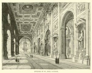 Interieur van Sint-Jan van Lateranen door English School