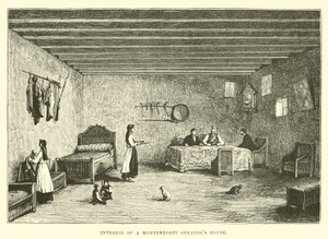 Interieur van een Montenegrijns senatorhuis