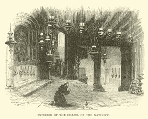 Interieur van de Kapel van de Geboorte door English School