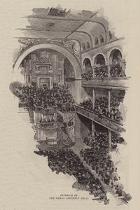 Interieur van de Grote Vergaderzaal door English School