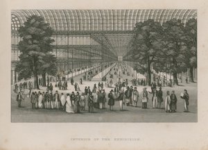 Interieur van de Grote Tentoonstelling, 1851 door English School