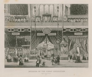 Interieur van de Grote Tentoonstelling, 1851, Egypte, Turkije & Griekenland door English School