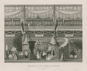 Interieur van de Grote Tentoonstelling, 1851, Franse en Belgische Afdeling