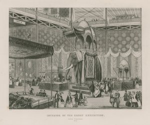 Interieur van de Grote Tentoonstelling, 1851, Indiase Afdeling
