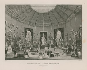 Interieur van de Grote Tentoonstelling, 1851, Zollverein Afdeling