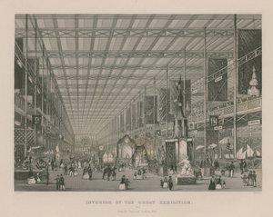 Interieur van de Grote Tentoonstelling, 1851, vanuit het Transept kijkend naar het westen door English School