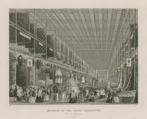 Interieur van de Grote Tentoonstelling, 1851, westkant kijkend naar het oosten door English School